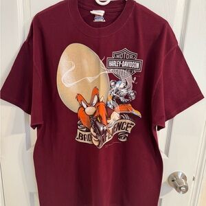 Harley-Davidson Burgundy Graphic Tee